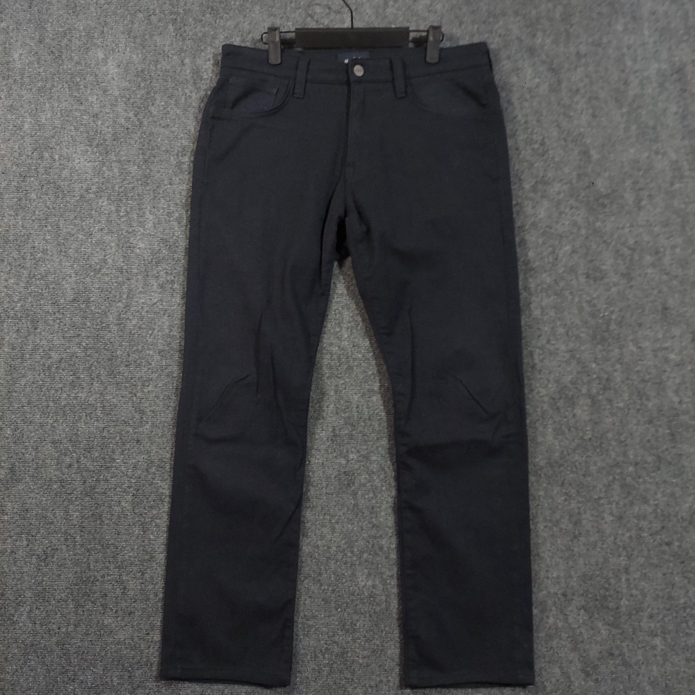 34 Heritage Pants Mens 33x34 (Fits 33x30) Blue Courage MidRise Chino Herringbone